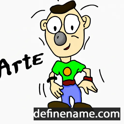 cartoon of the name Artie