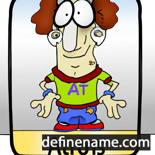 cartoon of the name Artjoms