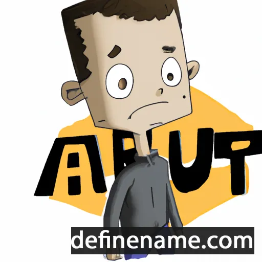 cartoon of the name Artúr