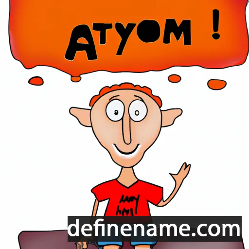 cartoon of the name Artyom