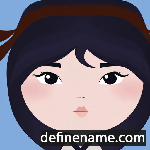 cartoon of the name Asami