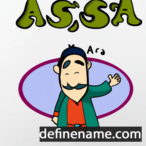 cartoon of the name Asar