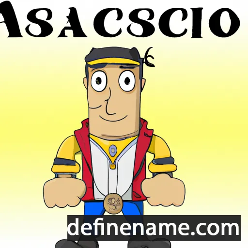 cartoon of the name Ascanio