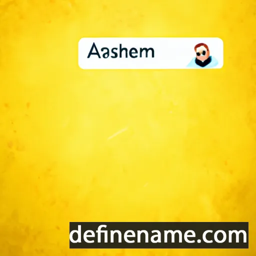 cartoon of the name Aseneth