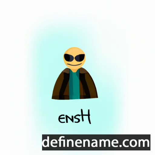 cartoon of the name Asenneth