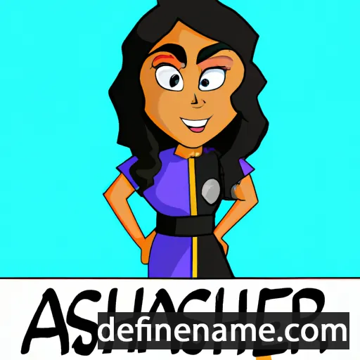 cartoon of the name Asherah