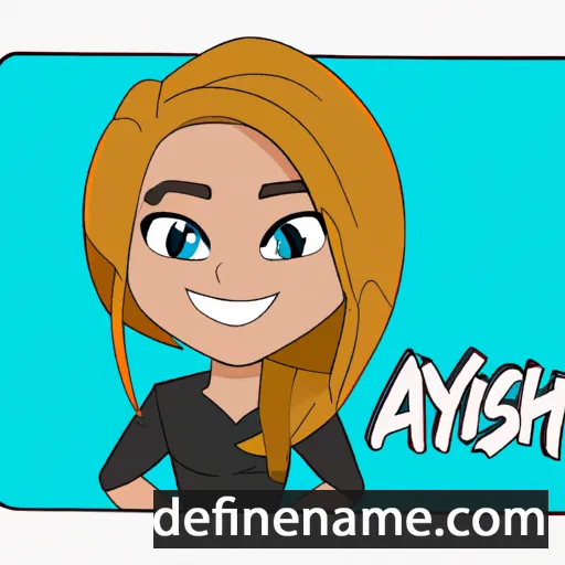 cartoon of the name Ashlyn