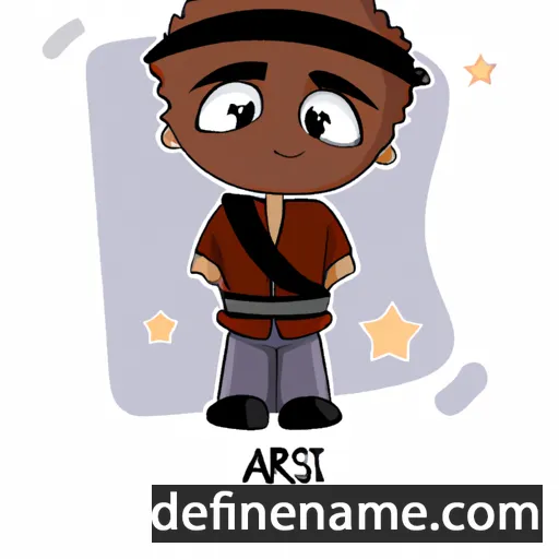 cartoon of the name Asiri