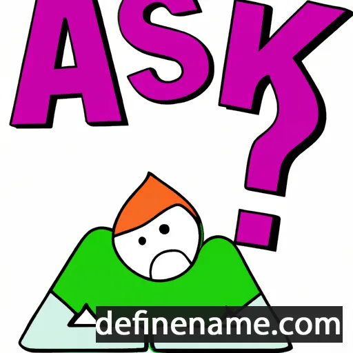 Ask cartoon