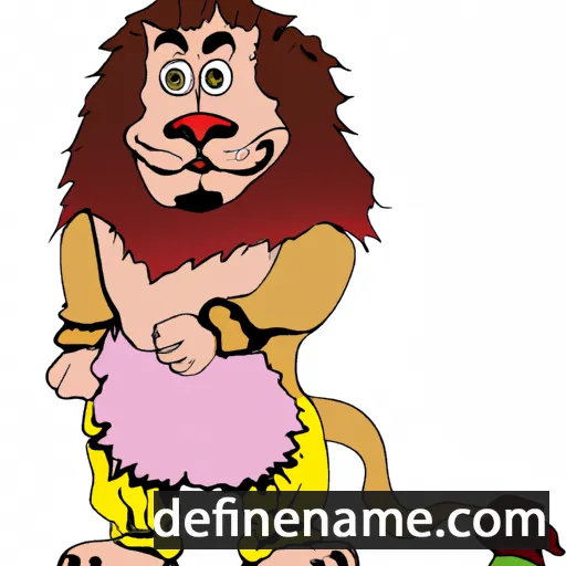 cartoon of the name Aslan