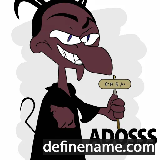 cartoon of the name Asmodeus