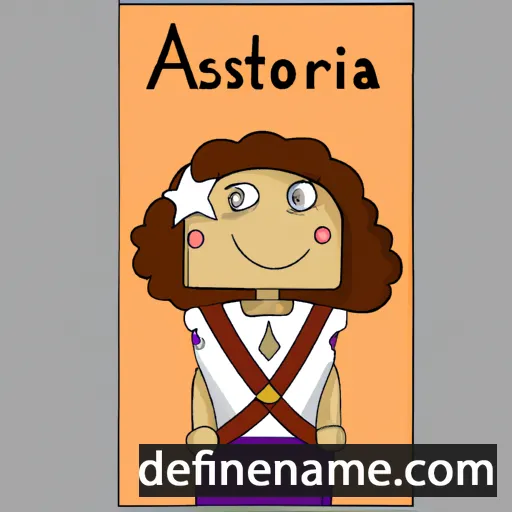 cartoon of the name Astoria