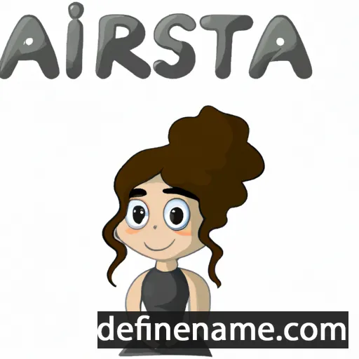 cartoon of the name Astra