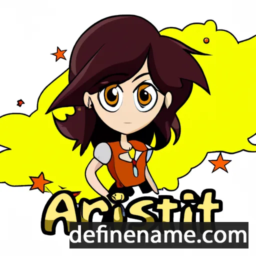 cartoon of the name Astri