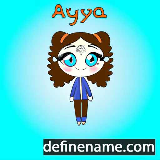 cartoon of the name Asya