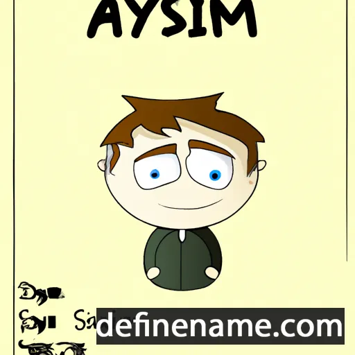 cartoon of the name Asylym