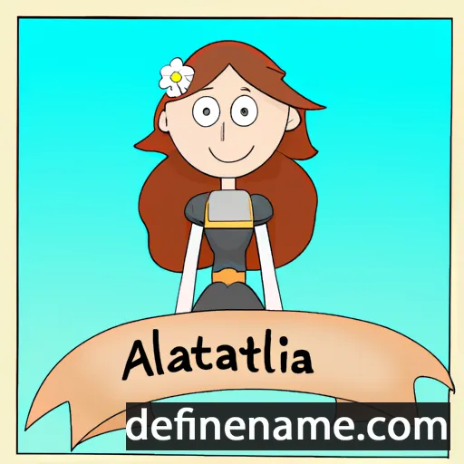 cartoon of the name Atalanta