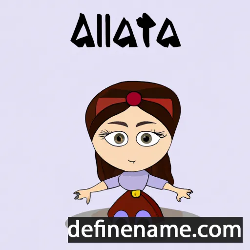 cartoon of the name Atalia