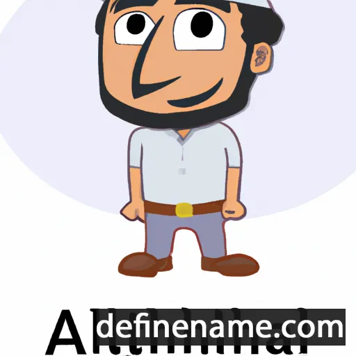 cartoon of the name Atallah