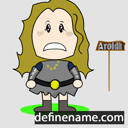 cartoon of the name Aðalbjörg