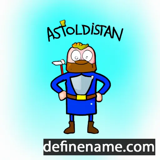 cartoon of the name Aðalsteinn