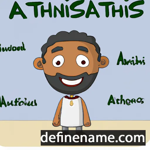 cartoon of the name Athanasius