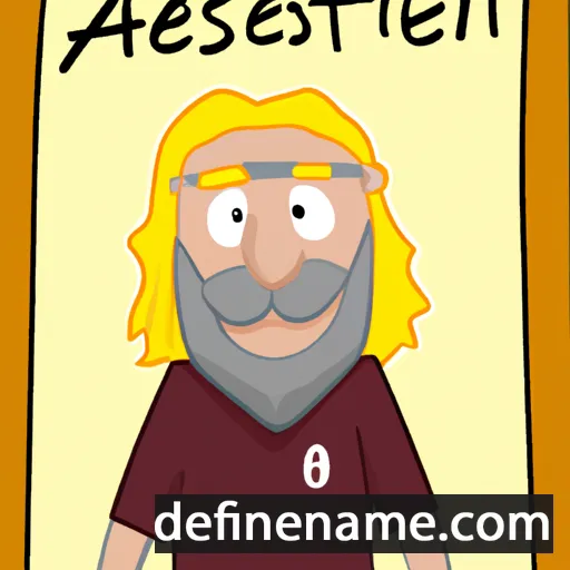 cartoon of the name Athelstan