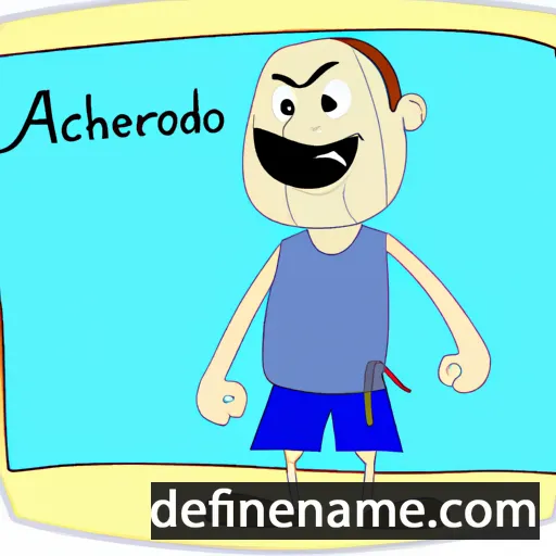 cartoon of the name Athenodoros