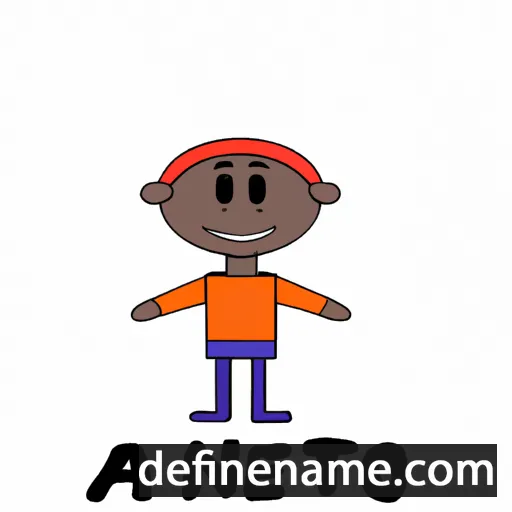 cartoon of the name Atieno