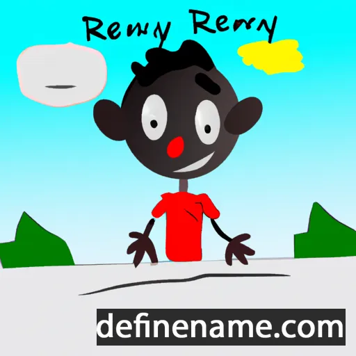 cartoon of the name Rémy