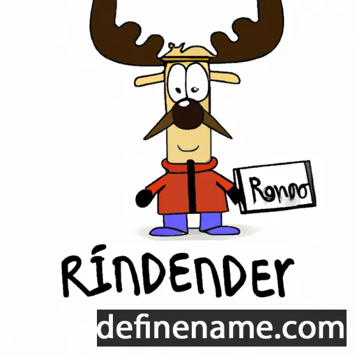 Reinder cartoon