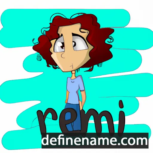 cartoon of the name Remei