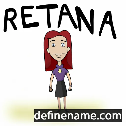 cartoon of the name Renata