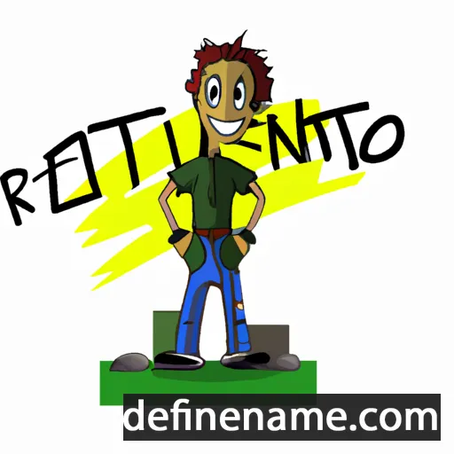 cartoon of the name Renato