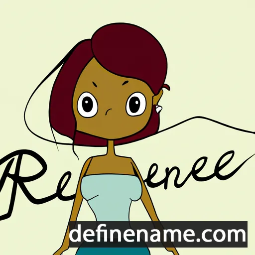 cartoon of the name Renée