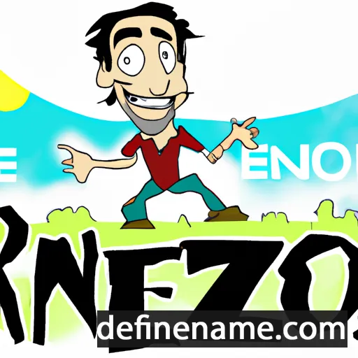 cartoon of the name Renzo