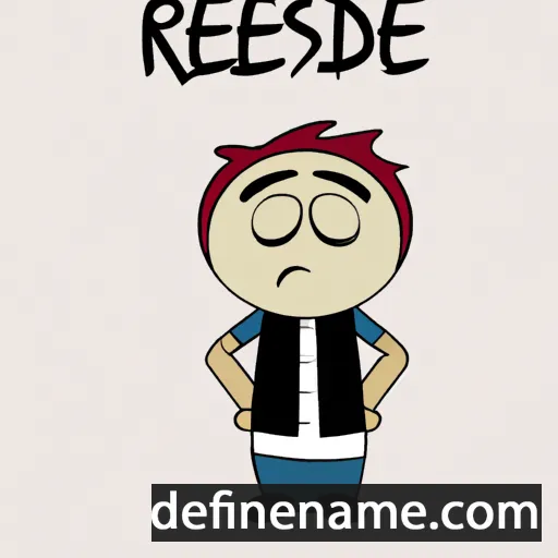 Reşide cartoon