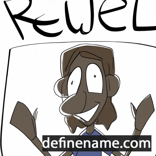 cartoon of the name Reuel