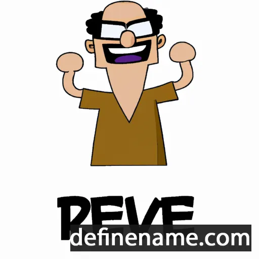 cartoon of the name Revaz