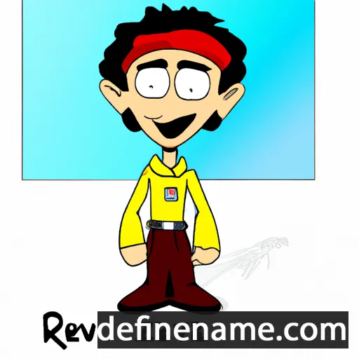 cartoon of the name Revazi