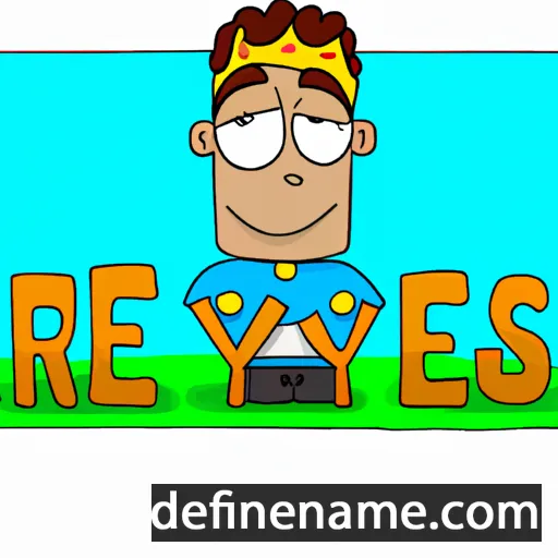 cartoon of the name Reyes