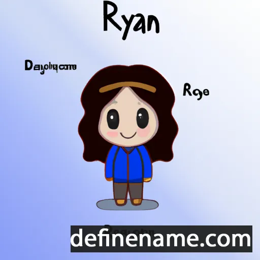 cartoon of the name Reyhan