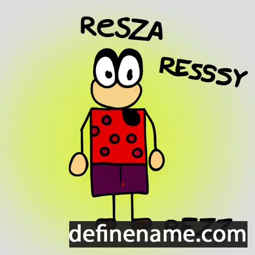 cartoon of the name Rezső