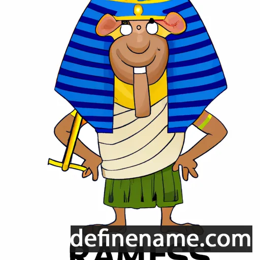 cartoon of the name Rhamesses