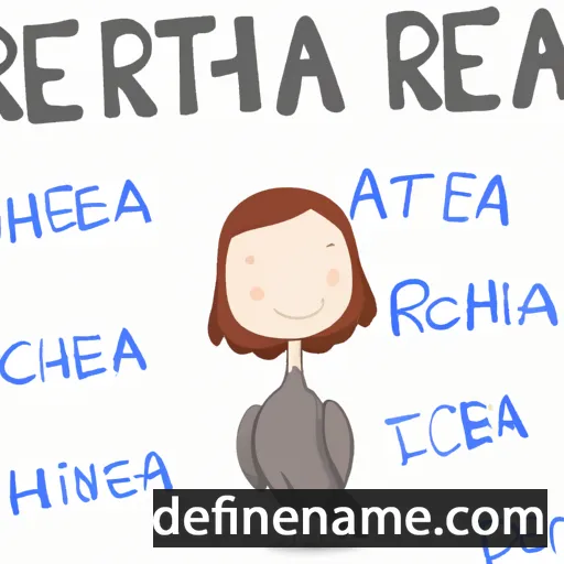 Rhea cartoon