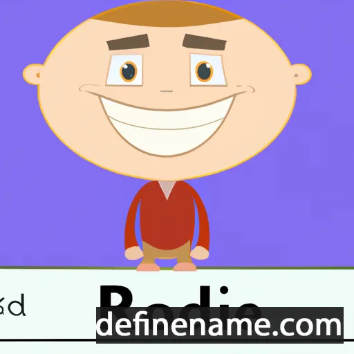 cartoon of the name Rhode