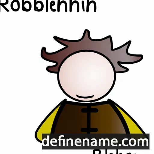 cartoon of the name Rhouben