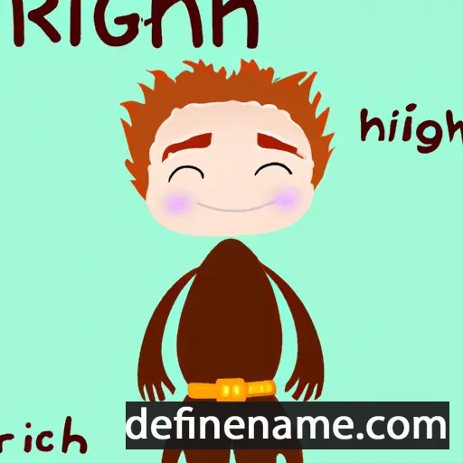 Ríghnach cartoon