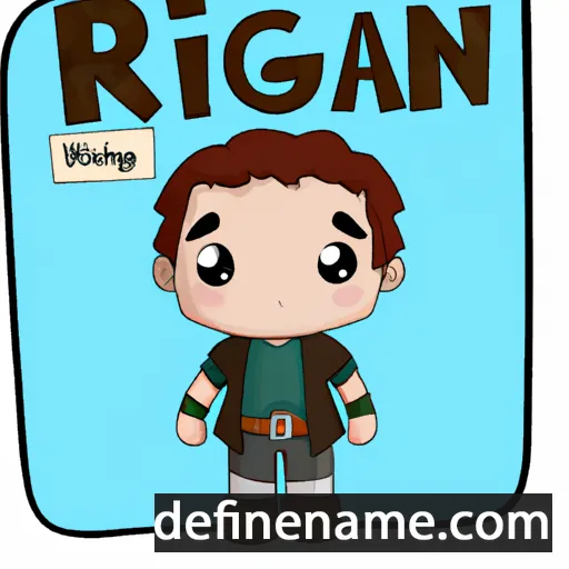 cartoon of the name Ríoghán