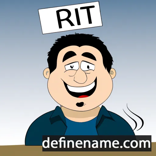 cartoon of the name Rıfat